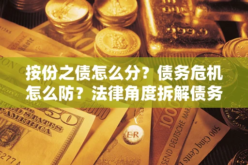 武汉按份之债怎么分？债务危机怎么防？法律角度拆解债务分配与风险自保指南