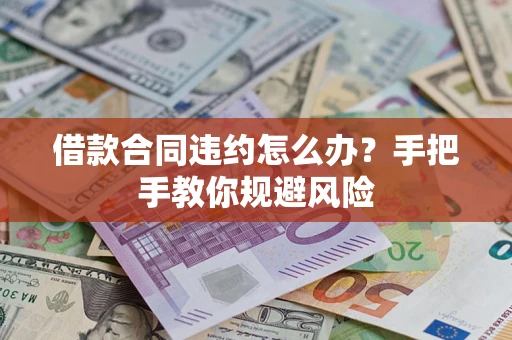 武汉借款合同违约怎么办？手把手教你规避风险