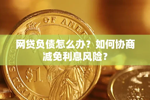 武汉网贷负债怎么办？如何协商减免利息风险？