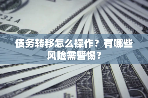 武汉债务转移怎么操作？有哪些风险需警惕？