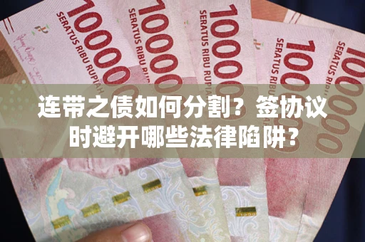 武汉连带之债如何分割？签协议时避开哪些法律陷阱？
