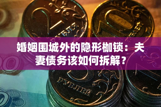 武汉婚姻围城外的隐形枷锁：夫妻债务该如何拆解？