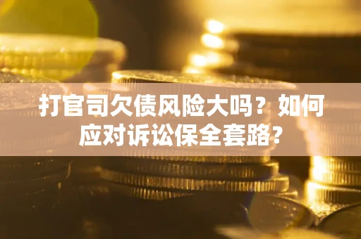 武汉打官司欠债风险大吗？如何应对诉讼保全套路？