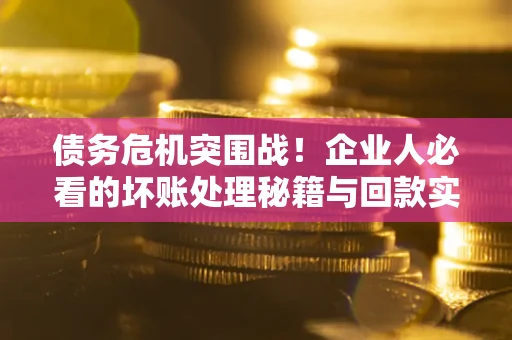 武汉债务危机突围战！企业人必看的坏账处理秘籍与回款实战指南