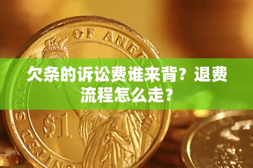 武汉欠条的诉讼费谁来背？退费流程怎么走？