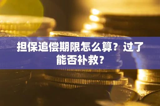 武汉担保追偿期限怎么算？过了能否补救？
